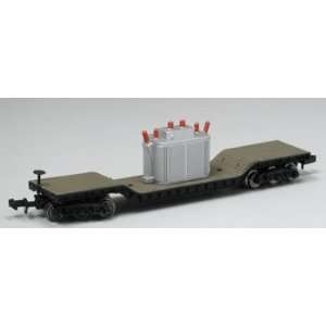  Bachman   52 Deprsd Cntr Flatcar w/Trnsfrmr N (Trains 