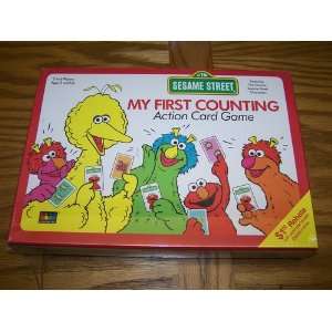    Sesame Street My First Counting Action Card Game Toys & Games
