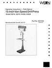 wilton 15 inch drill press manual 