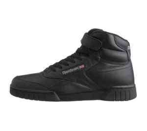 REEBOK EX O FIT Hi BLACK Mens Classic Hi Top Shoes 2 1539  