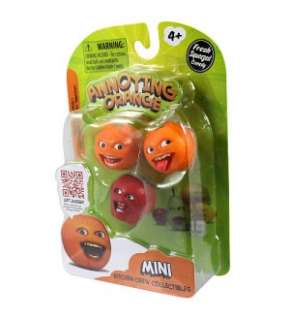 from the sensational youtube series annoying orange figure 3 pack