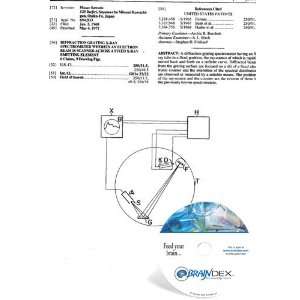  NEW Patent CD for DIFFRACTION GRATING X RAY SPECTROMETER 