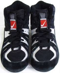   ~Black/White SPEEDSWEEP VI Wrestling SHOES size Youth Kids 1Y  
