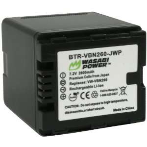com Wasabi Power Battery for Panasonic VW VBN260 and HC X800, HC X900 