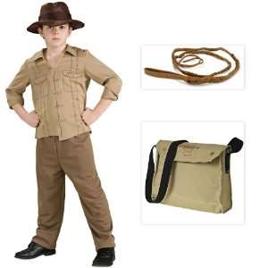   Jones Child Costume with Whip and Satchel   Medium Toys & Games