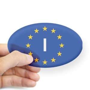  EU Italy Sticker Oval Italian Oval Sticker by  