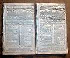 1776 Revolutionary War newspapers BATTLE of LONG ISLA