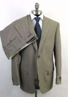 New CORNELIANI 18.75 Micron Stripe Suit 44 44L NWT $2K  