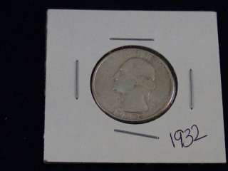1932 Washington Silver Quarter Dollar U S Coins  