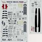 DECALS 1/48 F/A 18C VFA 22 YCBAR