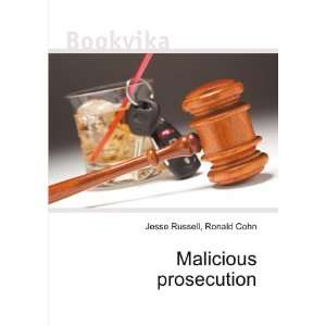  Malicious prosecution Ronald Cohn Jesse Russell Books