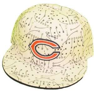  Mens Chicago Bears All Over Team Plays Fitted cap Sports 