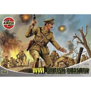  Airfix A01727 172 Scale WWI British Infantry Figures 