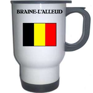  Belgium   BRAINE LALLEUD White Stainless Steel Mug 