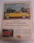 MAISTO 1953 STUDEBAKER STARLINER 1 18  