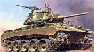 Italeri Model Kit # 6431 1/35 M24 Chaffee Early Tank  