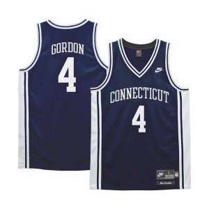  Nike Connecticut Huskies (UConn) #4 Ben Gordon Navy Blue 