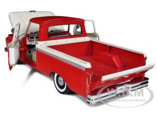 1965 FORD F100 PICK UP CUSTOM CAB RED/WHITE 1/18 BY SUNSTAR 1281 