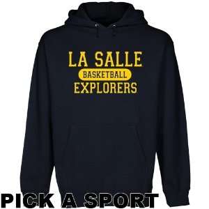 La Salle Explorers Custom Sport Pullover Hoodie   Navy Blue