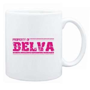  New  Property Of Belva Retro  Mug Name