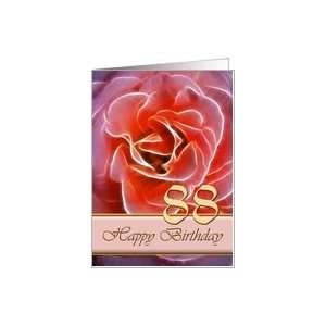  88th Birthday Rose Card Toys & Games