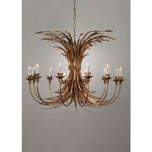 Wildwood Lamps 8988 Iron 12 Light Chandeliers in Hand Finished Wrought 