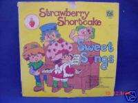 Strawberry Shortcake Sweet Songs 1980 kids children lp  