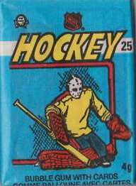 1982/83 OPC Hockey (1) Wax Pack Poss Fuhr Francis RC  