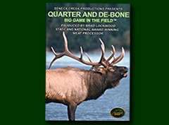 Quarter & De bone Big Game DVD, Vol.2 OutDoor Edge Elk  