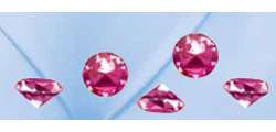 Sugar Crystal Diamonds Pink. Stone 1cm / 10 Carats  