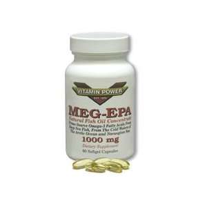  Meg EPA, Omega 3, 90 1000mg Softgel Capsules Everything 