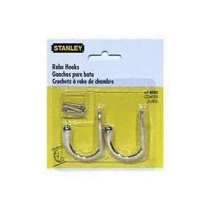 Stanley Hardware 81 9080 Single Prong Robe Hook   Bright Brass 2 per 