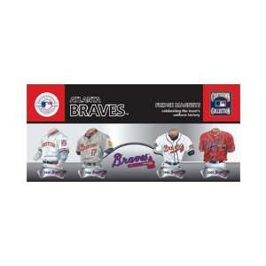  MLB Atlanta Braves 4 Pack Uniform Magnet Set Sports 