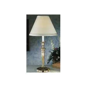   Pure Cast Antiqued Brass Candlestick Lamp   9101