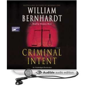   Intent (Audible Audio Edition) William Bernhardt, Stephen Hoye Books