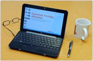 The HP Mini 1151NR with 10.1 inch screen and 80 GB hard disk drive 