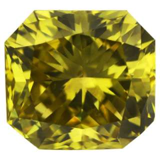 59 ctw CANARY YELLOW COLOR RADIANT CUT LOOSE DIAMOND  