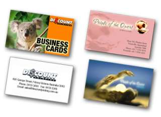 500 Business Cards UV 2 sided & Free Custom Design  
