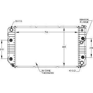  Visteon 9517 Radiator Automotive