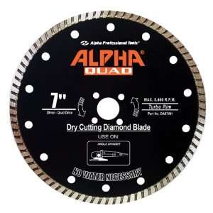  Alpha Quad 8 20mm Dry Turbo Diamond Blade