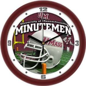   Minutemen UMass NCAA Football Helmet Wall Clock