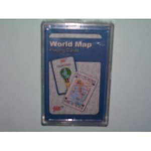  World Map Playing Cards Toys & Games