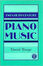   Piano Music, (0810849666), David Burge, Textbooks   