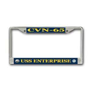 USS Enterprise CVN 65 License Plate Frame