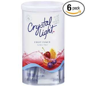Crystal Light Fruit Punch, 1.36 Ounce Unit (Pack of 6)  