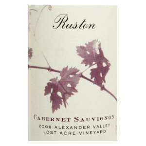  2008 Ruston Cabernet Sauvignon Alexander Valley Lost Acre Vineyard 