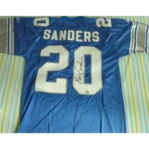  Barry Sanders autographed Detroit Lions authentic Reebok jersey 