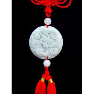  Betterdecor handmade Jade Lucky Charm or Hanging with Chinese 