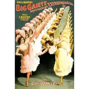 Exclusive By Buyenlarge The Gaiety Dancers 12x18 Giclee on canvas 