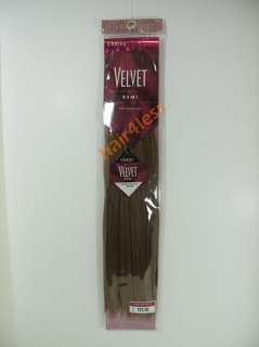Outre Velvet 100% Remi Human Hair Yaki WVG 16 #F27/30  